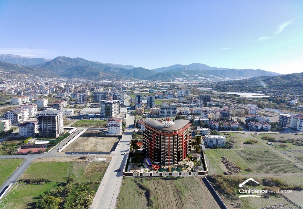 New residential project in Gazipasa with a hotel infrastructure
