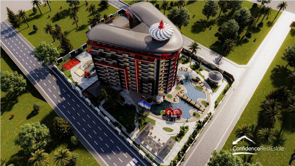 Новый жилой проект в Газипаше с отельной инфраструктурой