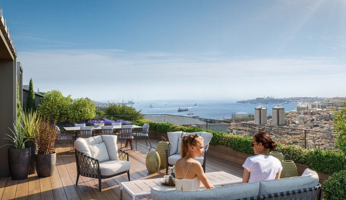 Premium residential project in the heart of Istanbul with a view of the Bosphorus