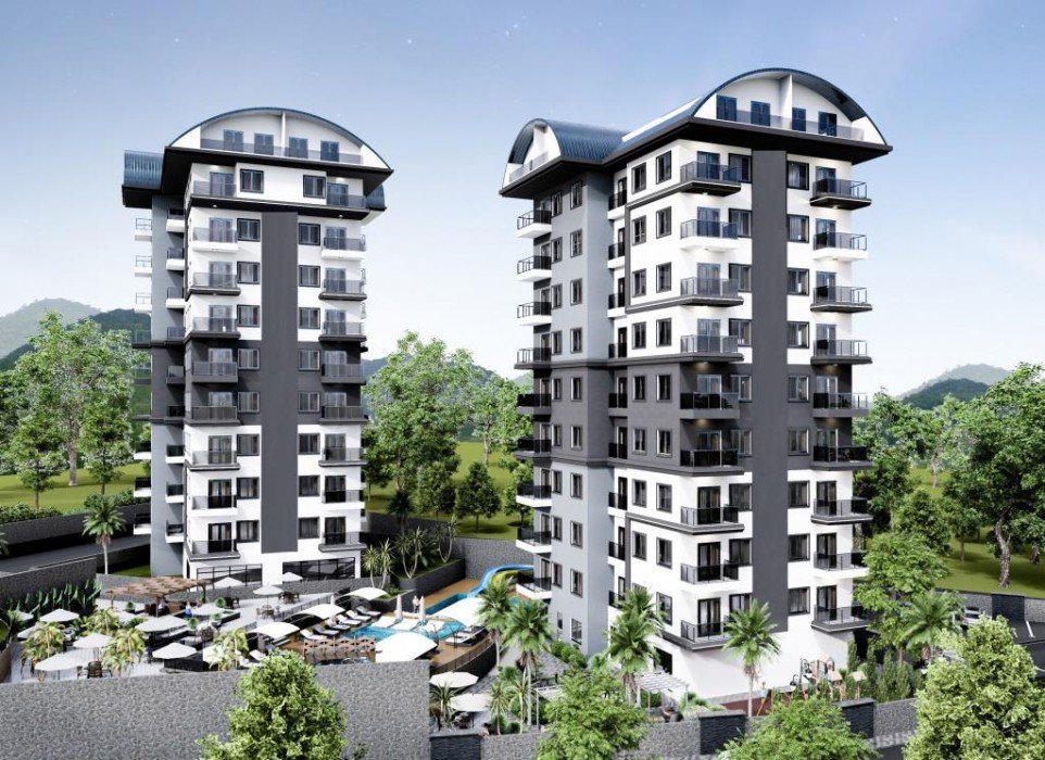 Elite project in Avsallar with full hotel infrastructure