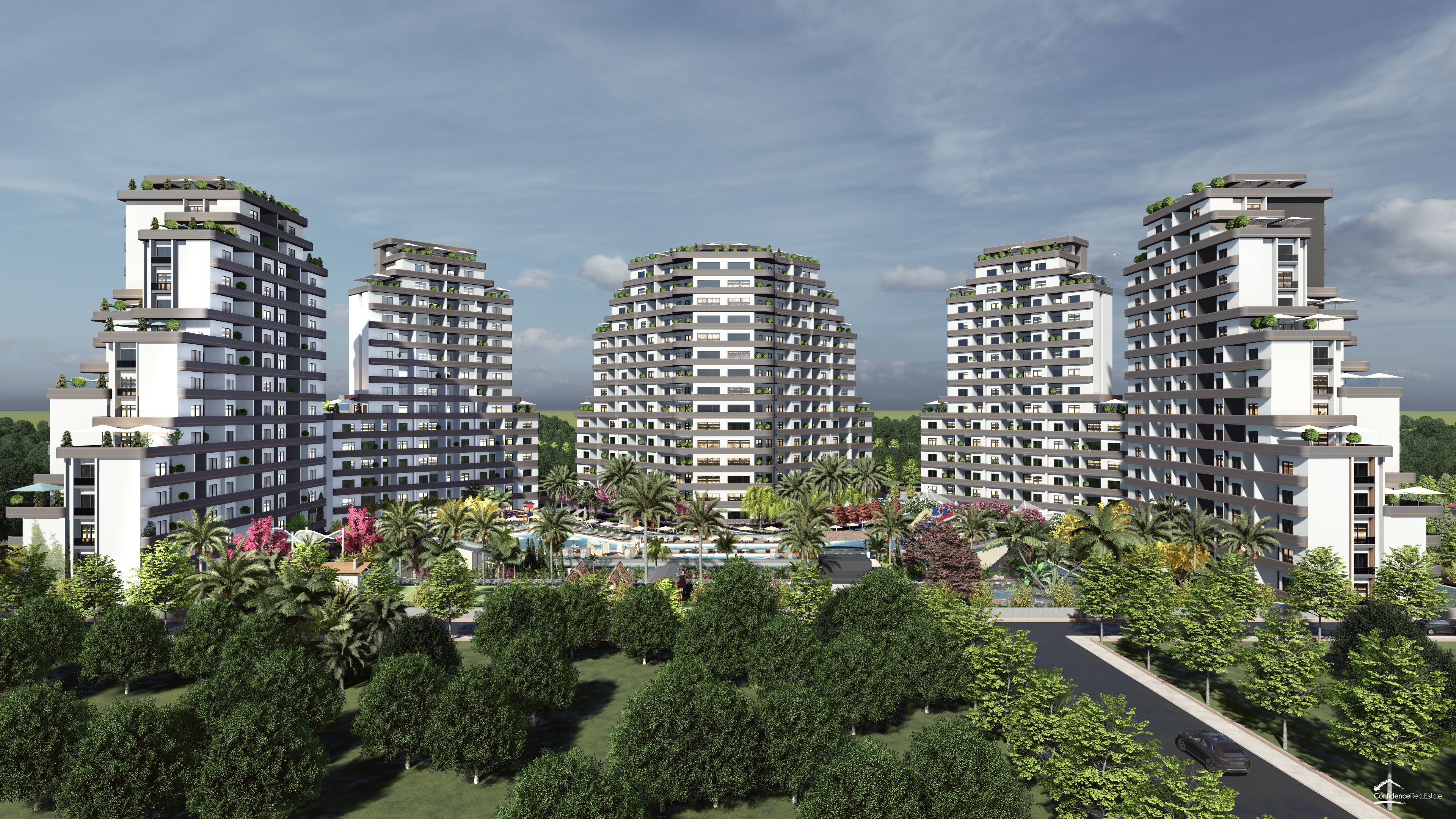 Residential mega-project in a popular area of ​​Mersin with rich infrastructure