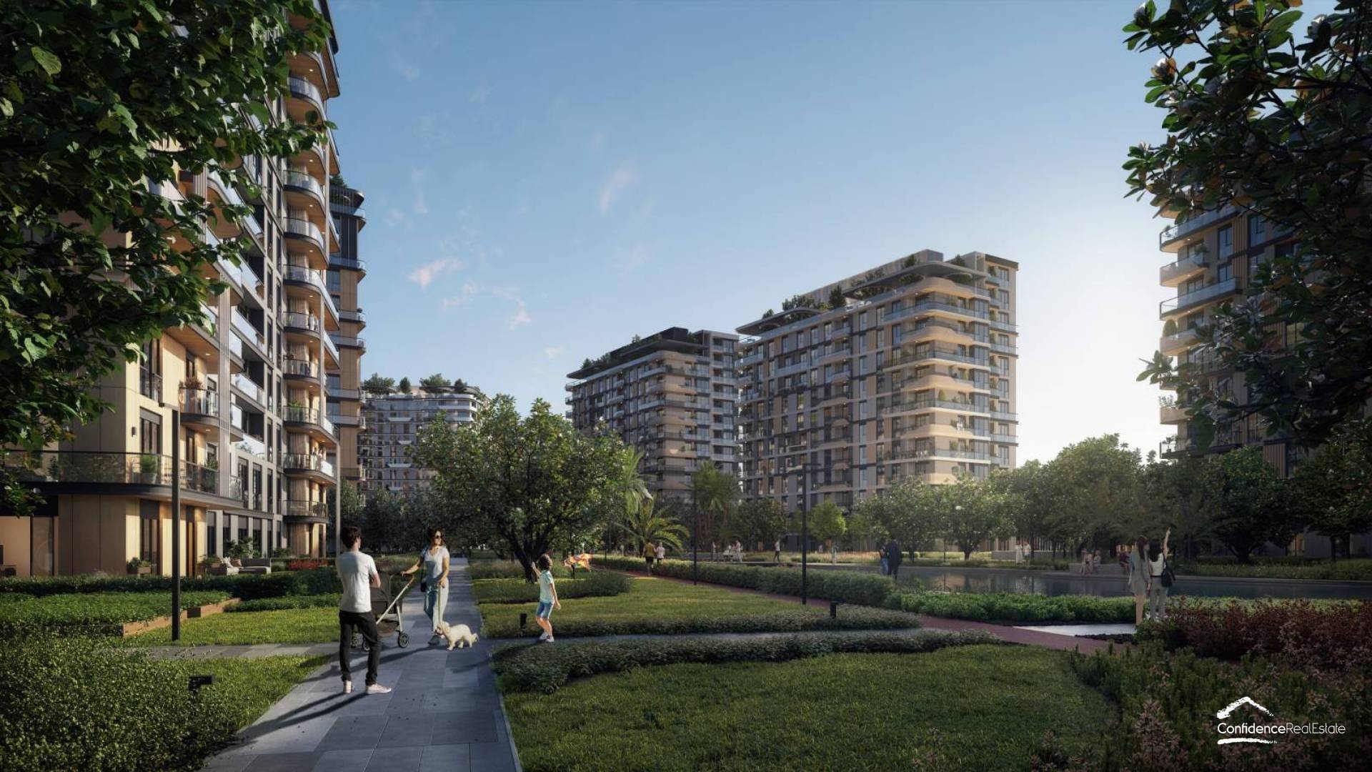 Conceptual family project in Bahcelievler, an area for high-class investment housing