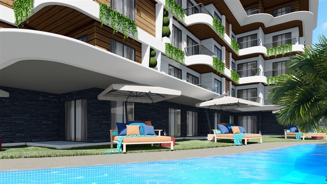 New premium class project in the central area of Alanya