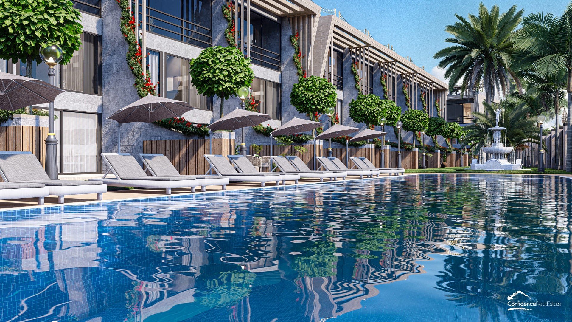 Luxury apartments on the coast of Northern Cyprus, Esentepe area