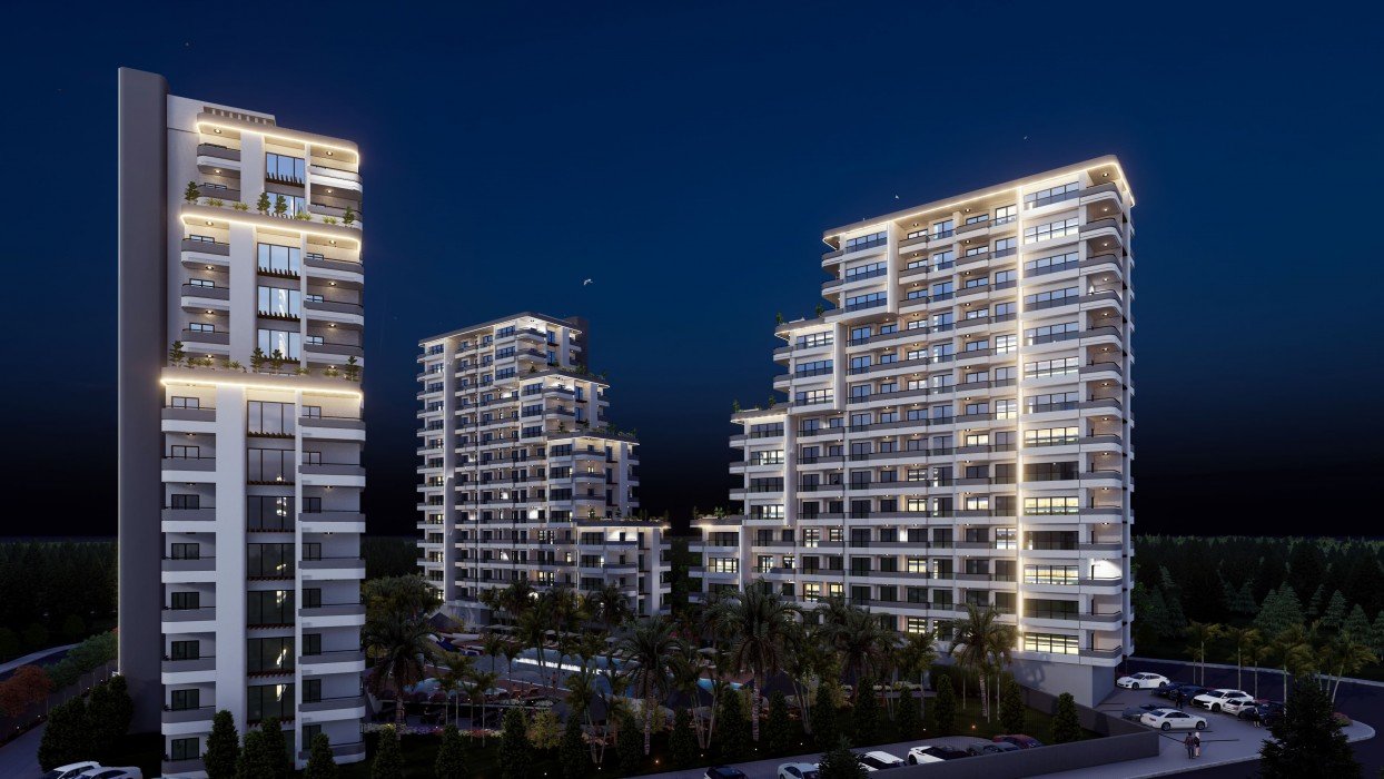 New modern residential complex in the gasified area of ​​Mersin