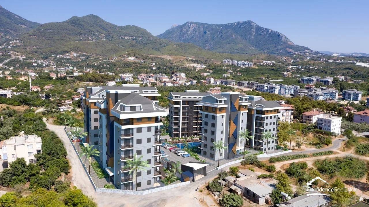 A large-scale project of a comfort class residential complex in a picturesque and quiet area