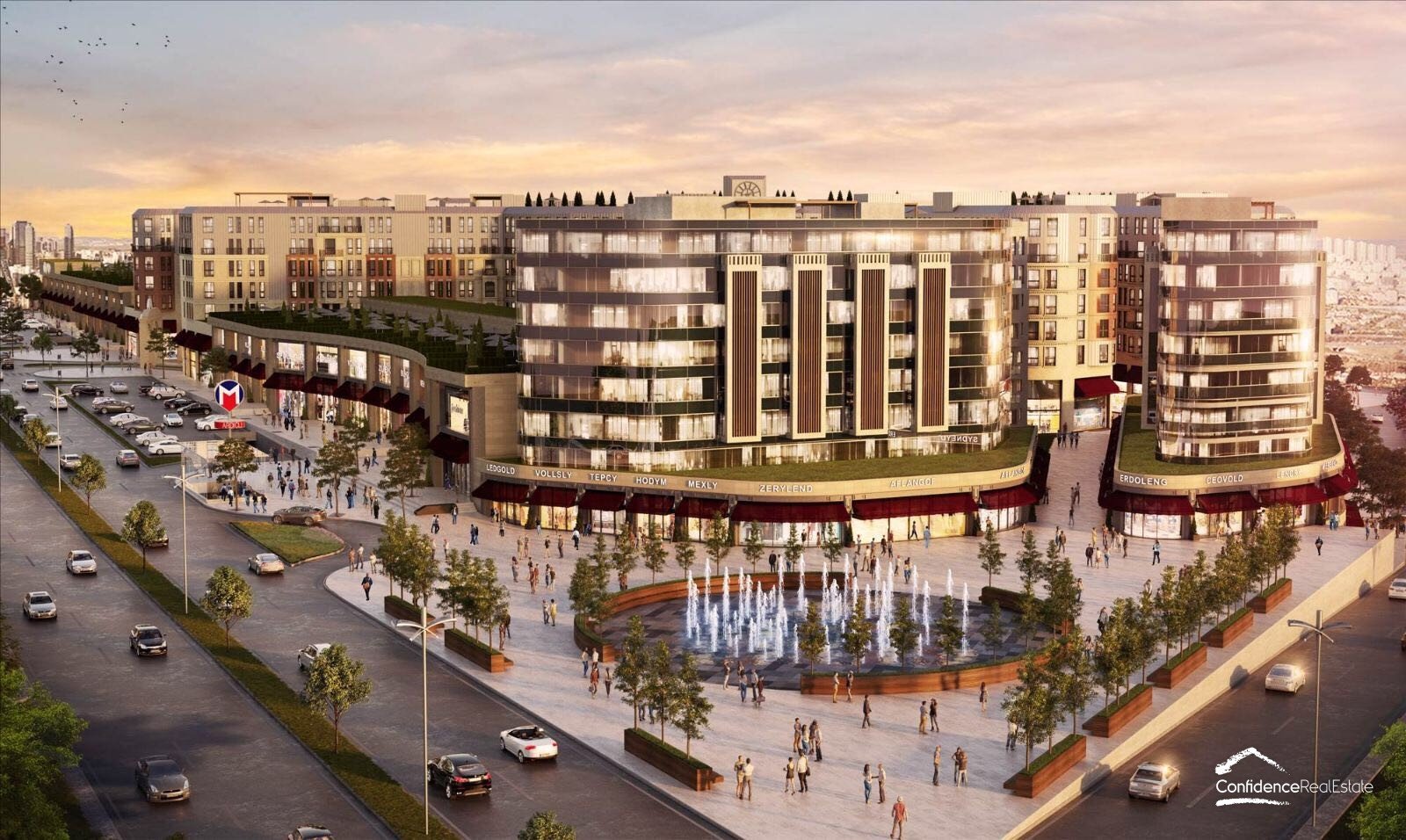 Modern luxury residential complex with excellent location in Bahcesehir, Istanbul