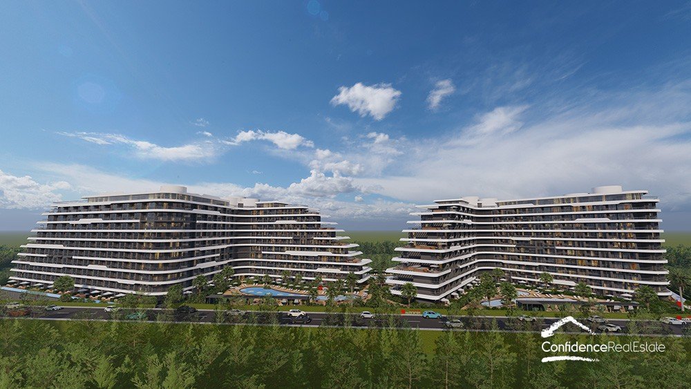Premium hotel-type project in Altintas with a private beach