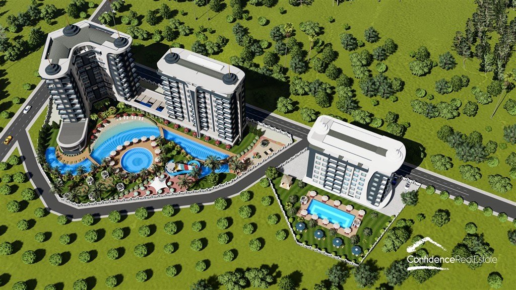 Luxury project in the picturesque area of ​​Avsallar, among the famous sandy beaches.