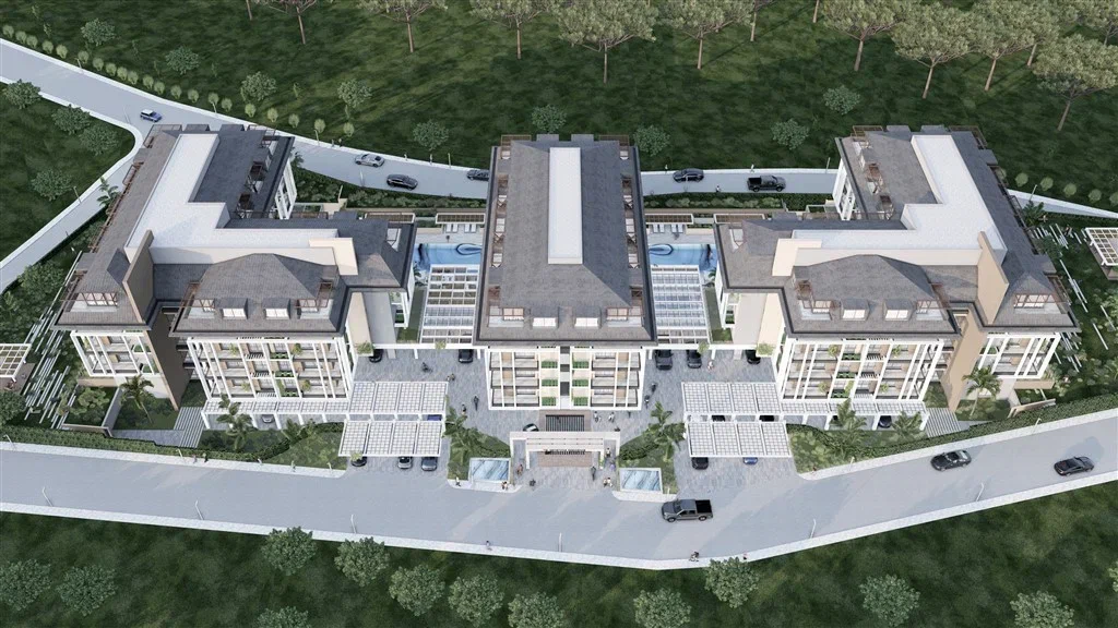 New complex  luxury apartments in a rapidly developing area of ​​Alanya