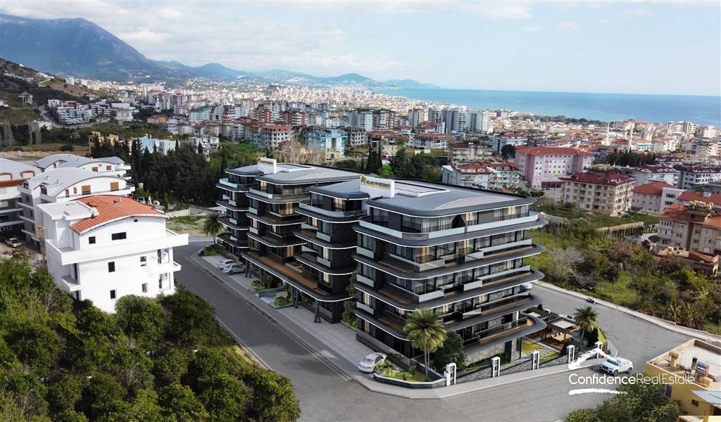 Luxurious apartments with panoramic views of Alanya