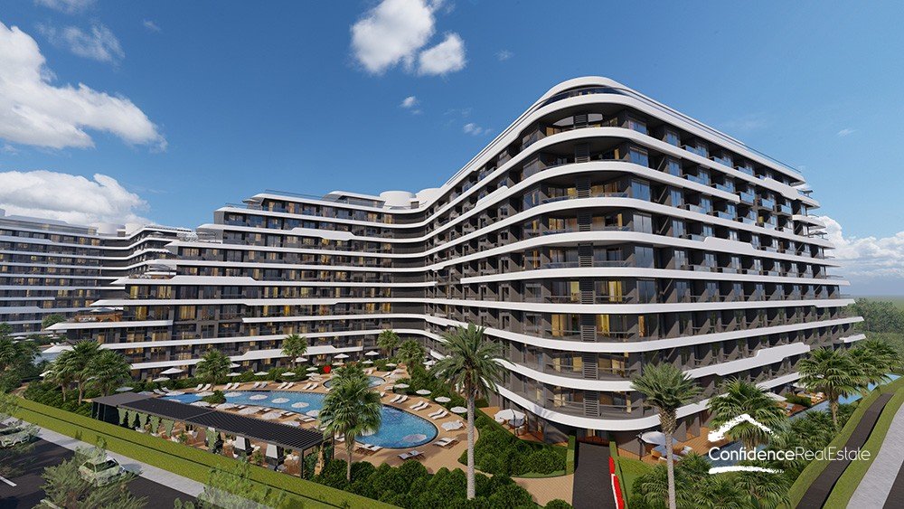 Premium hotel-type project in Altintas with a private beach