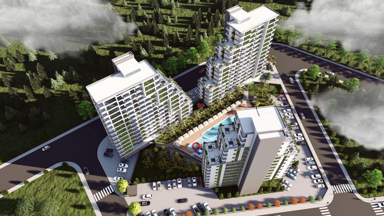 New modern residential complex in the gasified area of ​​Mersin