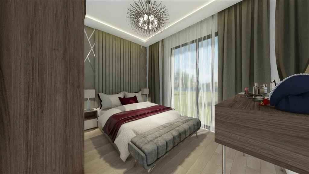 New comfort class project in the promising area of ​​Payallar, Alanya