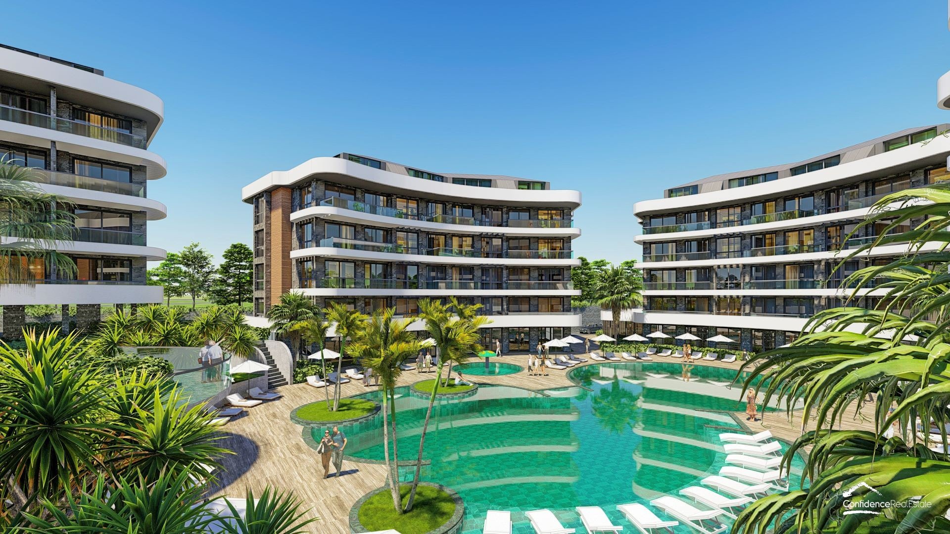 A new comfort-class investment project in one of the most popular districts of Alanya
